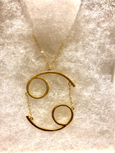 Jumbo Golden Pendant Necklace